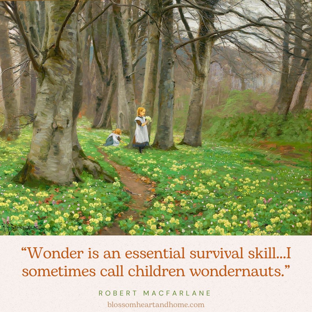 girls in forest artwork