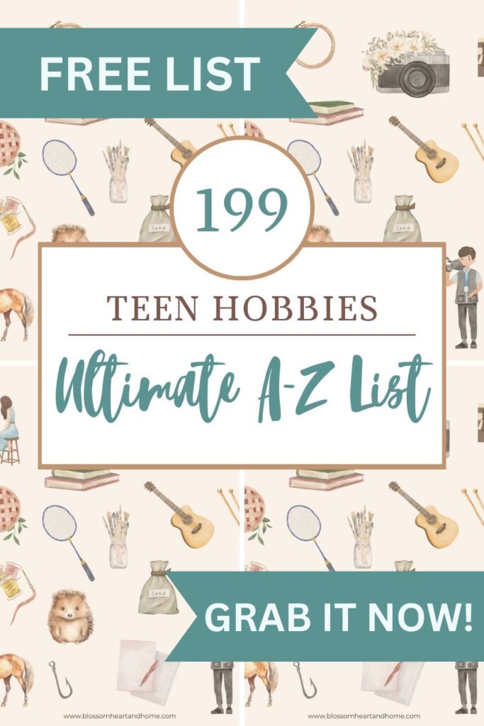 list of teen hobbies