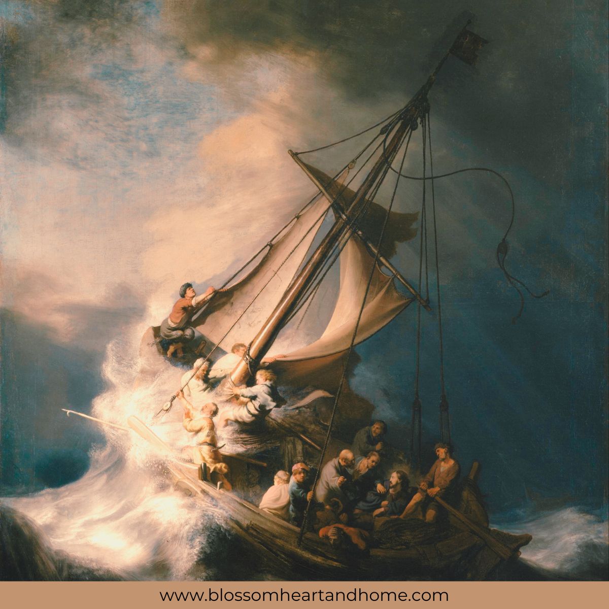 Christ in the storm on the Sea of Galilee