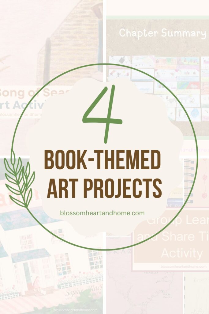 book-themed art projects